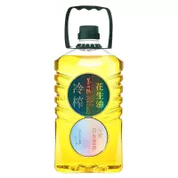 第一坊 5L冷榨花生油食用油物理压榨工艺低油烟花生油