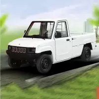 企采严选 电动皮卡四轮代步车家用汽车新能源拉货轿车