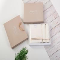 洁玉 臻享三套巾套盒 FRTG-2001C3 毛巾2条 浴巾1条 米色 单盒价格 zc