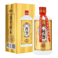 贵州珍酒金版珍五 酱香型53度白酒 纯粮食酿造 500ml*1瓶