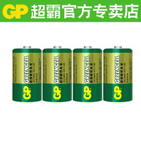 GP超霸电池1号R20大号D型碳性干电池1.5V热水器燃气灶煤气灶天然气灶液化气灶手电筒收音机适用 碳性1号4节