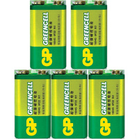 超霸(GP) GP超霸1604G-S1碳性电池9V九伏玩具遥控器无线麦克风电子6F22 5粒装