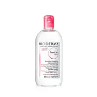 法国贝德玛（BIODERMA）舒妍多效洁肤液500ml清洁卸妆水粉水舒缓保湿敏感肌眼唇新老包装随机
