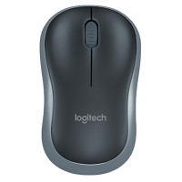 罗技(Logitech)B175企业版 鼠标 无线鼠标 办公鼠标 对称鼠标 黑色 自营 带无线2.4G接收器