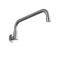 浪泉 304不锈钢摇摆水龙头灶台 厨师炒灶半自动摇摆水龙头