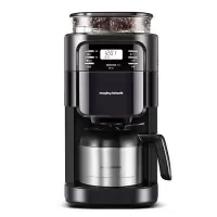 摩飞 咖啡机全自动磨豆家用咖啡机不锈钢保温咖啡壶 豆粉两用