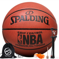 斯伯丁(SPALDING)NBA掌控篮球斯伯丁旗舰店比赛用球室内室外PU7号球74-604Y