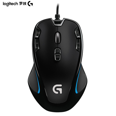 罗技（G）G300s有线鼠标 游戏鼠标 9个可编程G键 吃鸡鼠标绝地求生