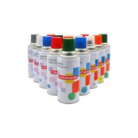 自喷漆金属防锈汽车轮毂涂鸦墙面手摇喷漆家具木器黑白色油漆 中黄(12瓶/箱)