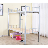 铁床上下铺员工宿舍双层铁架床成人高低铁架上下床 1米宽