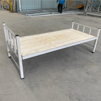 铁床员工宿舍铁架床单人铁架床 0.9米宽