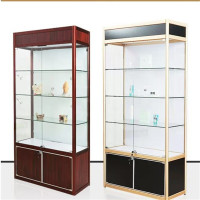 泉辰玻璃展示柜 手办展示柜礼品玩具防尘货架