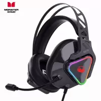 魔声 (MONSTER) N3S 虚拟7.1音效电竞游戏耳机 听声辨位吃鸡耳机ENC降噪 头戴式电竞耳麦绝地求生CSCF