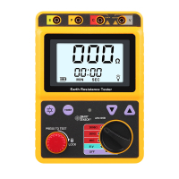 希玛 接地电阻测试仪 摇表兆欧表数字防雷测试测量仪量程（0.01-2000Ω） AR4105B