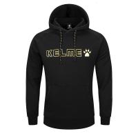 KELME卡尔美男女运动卫衣秋冬新款情侣连帽休闲服套头衫加绒卫衣