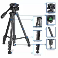 云腾690便携三脚架适用佳能800D750D尼康D7100索尼a7微单反照相机三角支架 单个装