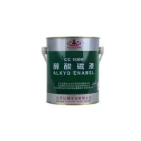 红狮醇酸磁漆中绿3.5kg/桶 1桶