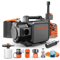 亿力YILI 家用洗车机高压清洗机 洗车水枪 洗车神器 洗车泵YLQ4350C-B 黑骑士