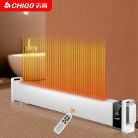 志高（CHIGO）踢脚线取暖器电暖气家用办公电暖器静音高热移动地暖 ZNL-XM20-12R 1.2米遥控款