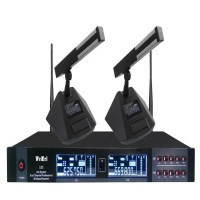 威尔 无线话筒 一拖二无线话筒 会议,家庭KTV音响,演讲舞台,K歌麦克风