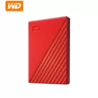 西部数据(WD) 2T 2.5英寸USB3.0加密移动硬盘 随行版 2T (红色) WDBYVG0020BRD.