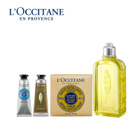 欧舒丹马鞭草洗发香皂润手4件套