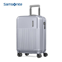 ZHSN新秀丽时尚轻盈旅行密码箱 静音飞机万向轮登机箱DK7-25寸 银色