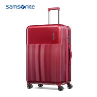 ZHSN新秀丽时尚轻盈旅行密码箱 静音飞机万向轮登机箱DK7-28寸 宝石红