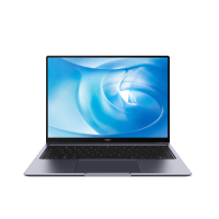 华为HUAWEI MateBook 14英寸笔记本电脑(i5-10210U 16G 512G 深空灰色/含包鼠)