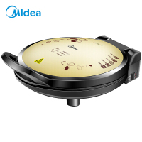 美的(Midea) MC-JHN34Q 电饼铛家用早餐机机械版煎烤机大烤盘烙饼机