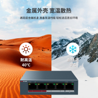 海康威视(HIKVISION) POE交换机 E0105P机架式千兆POE交换机 单个价格