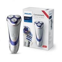 飞利浦(PHILIPS)电动剃须刀全身水洗充电式 三刀头旋转式刮胡刀干湿两用 星球大战系列R2