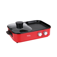 TCL 煎涮全能锅 文武 煎涮全能锅 THS-SJ1202 多功能家用电火锅不粘电炒锅电煮锅 ZC