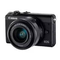 佳能EOS M100微单相机（15-45mm STM镜头套机）包含相机 镜头 电池 充电器 肩带