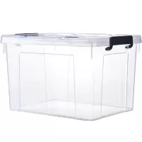 全透明塑料箱整理箱家用杂物收纳盒30L (单位:个)