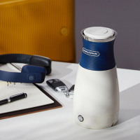 摩飞 便携式家用旅行电热水壶随行冲奶泡茶办公室养生保温杯MR6090蓝色