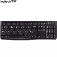 罗技(Logitech)K120 USB 有线键盘电脑台式 笔记本 家用办公游戏键盘有线防泼溅键盘