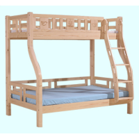 尊禾 儿童床 上下床 高低床 子母床现代简约男孩女孩上下铺双层床实木桩 儿童家具1.5*1.9