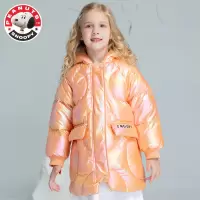 史努比(SNOOPY)儿童羽绒服中长款女童羽绒服2020冬季新款女童小孩外套童装KBJ005Y