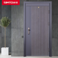 Aibik新多防盗门家用智能进户门甲级门定制大门防撬安全门