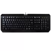 双飞燕(A4TECH)K-100 键盘 有线键盘 办公键盘 USB防水键盘 104键 黑色