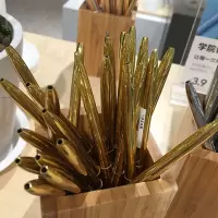 83 定制办公笔 金色外壳圆珠笔+黑色灰板包装盒