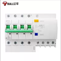 公牛漏电保护器家用带漏电保护开关 断路器空气开关 4P63A