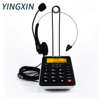 盈信 HCD0008(278)耳麦电话机 话务员座机 电脑录音 自动接听 黑色