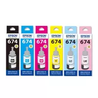 爱普生（EPSON）T6741墨水适用L801/L805/L810/L850/L1800 6746淡红 原装