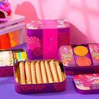 锦华礼 瑞狮献福(坚果炒货食品,代可可脂巧克力制品,糕点,饼干)(6盒/箱,整箱出售)