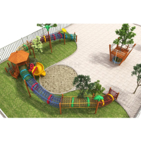 幼儿园户外大型拱笼游乐设施