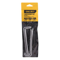 得力 雾面长型中孔花形内六角T30 DL2147 单位:支