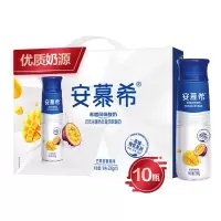 伊利 安慕希礼盒装 230g*10瓶 常温希腊芒果百香果味酸牛奶 白色 (单位:箱)