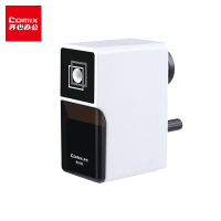 齐心(Comix)可调式美术专用削笔机/铅笔削笔器/卷笔刀/转笔刀 灰白B2483